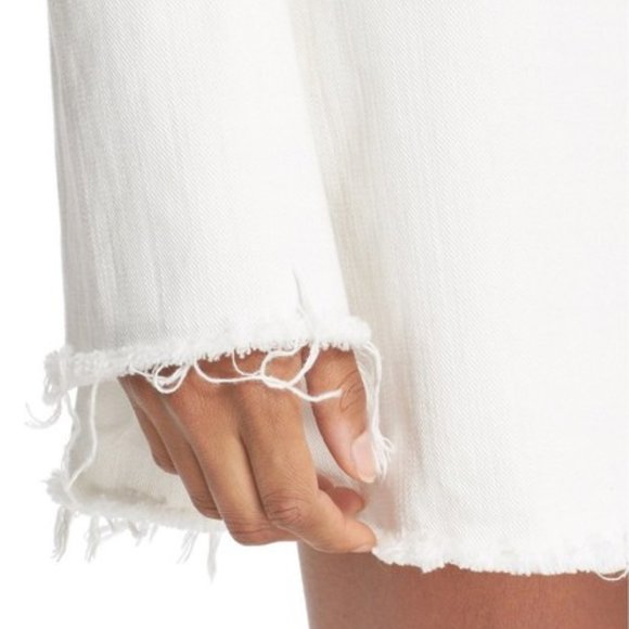 MARQUES ALMEIDA White 'Janis' Long Sleeve Denim Dress - Picture 4 of 5